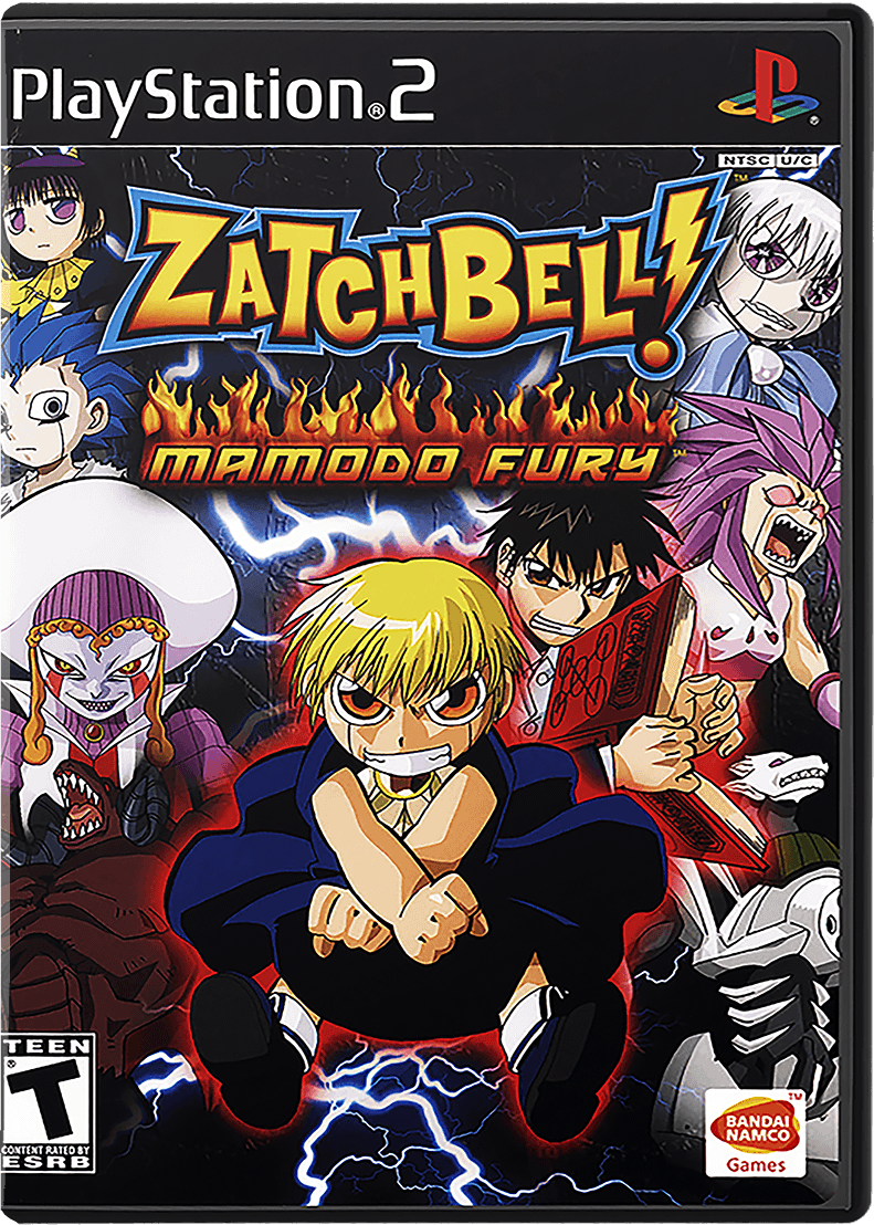 Zatch Bell Mamodo Fury box art for Playstation 2